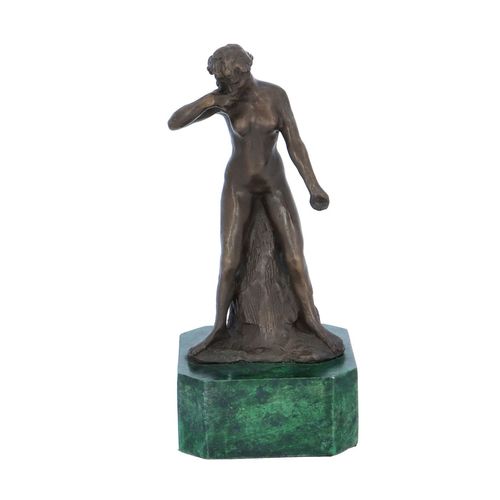 Vintage Bronze Figure of a Lady image-2