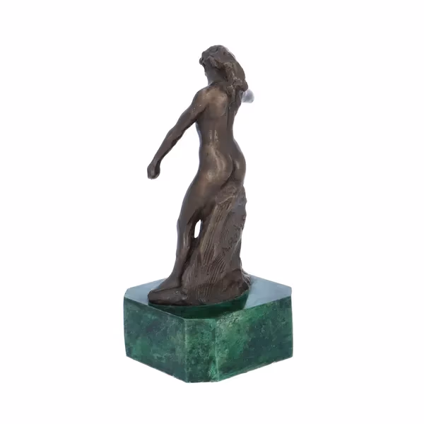 Vintage Bronze Figure of a Lady