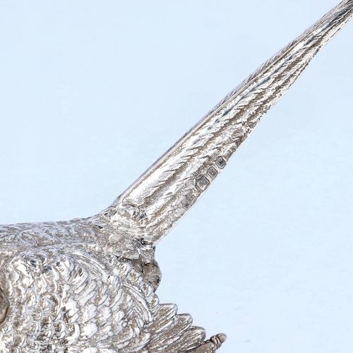 Mid 20th Century Cast Silver Model of a Pheasant image-3