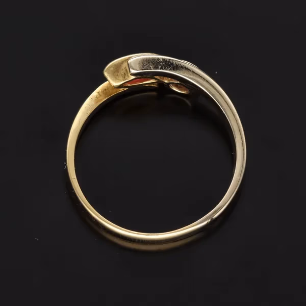 18ct Gold Ruby and Diamond Ring