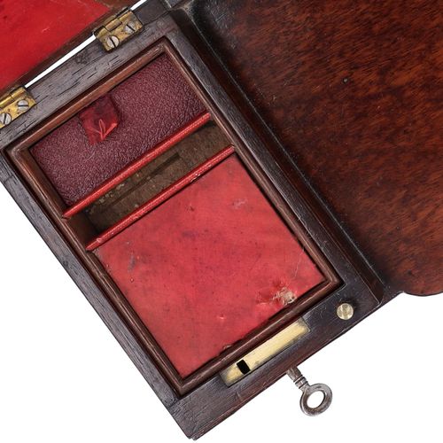 19th Century Regency Miniature Sideboard Jewellery Box image-4