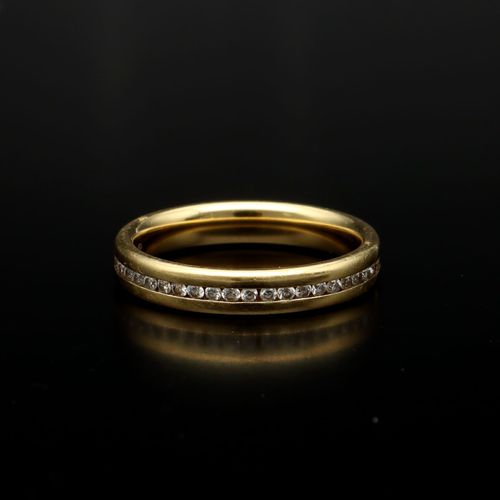18ct Gold Domino Jewellery Full Eternity Ring image-1