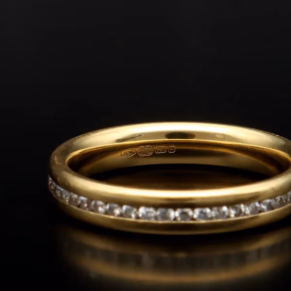 18ct Gold Domino Jewellery Full Eternity Ring