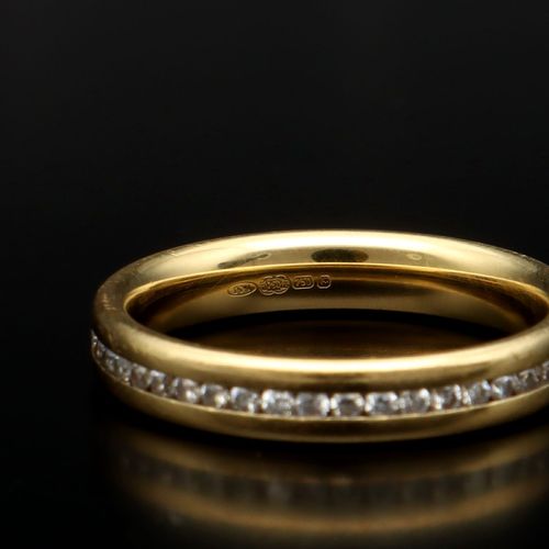 18ct Gold Domino Jewellery Full Eternity Ring image-3