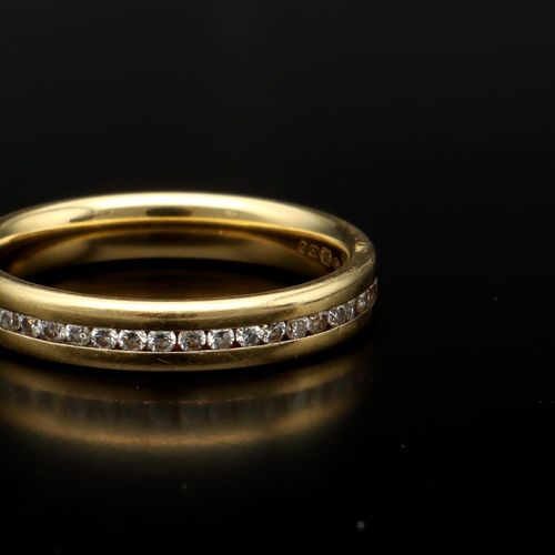 18ct Gold Domino Jewellery Full Eternity Ring image-2