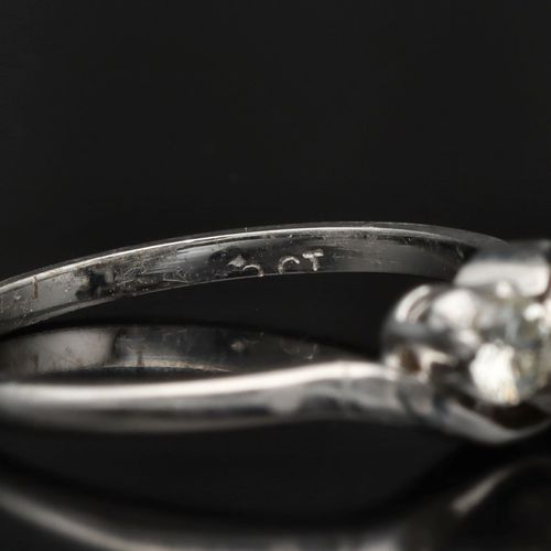 White Gold Diamond Ring image-4