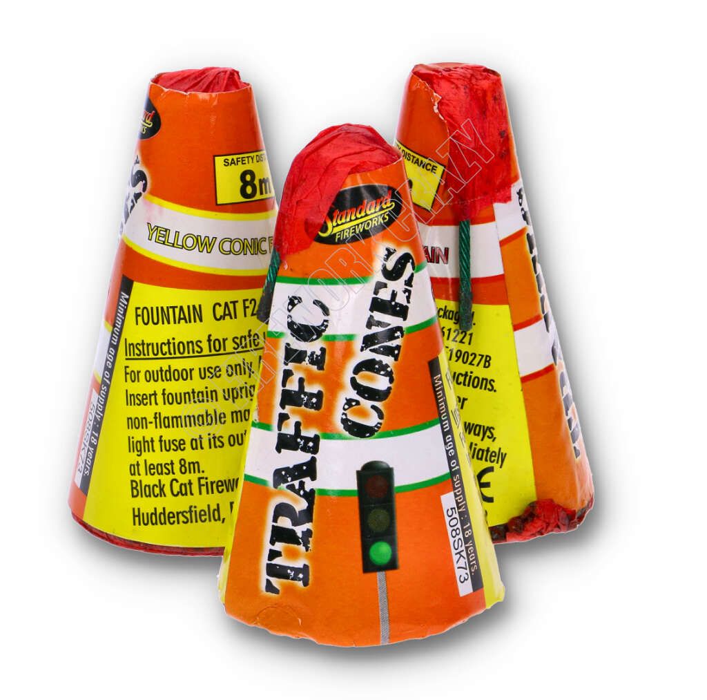 Traffic Cones By Standard Fireworks Fireworks Crazy