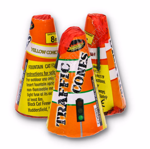 Traffic Cones By Standard Fireworks Fireworks Crazy