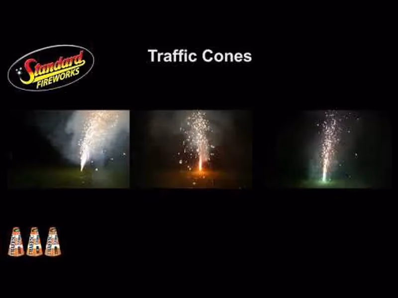 Traffic Cones By Standard Fireworks Fireworks Crazy