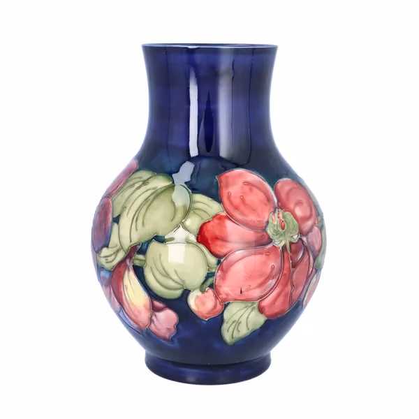Walter Moorcroft Large Clematis Vase