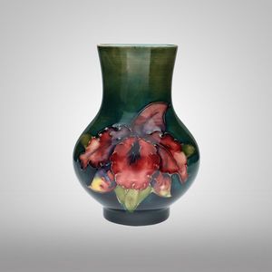 Mid 20th Century Small Moorcroft Orchid Vase