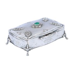 19th Century Silver Trinket Box