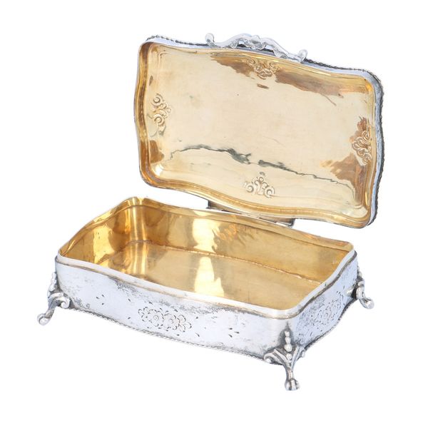 19th Century Silver Trinket Box