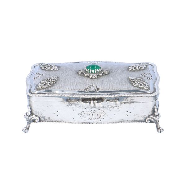 19th Century Silver Trinket Box