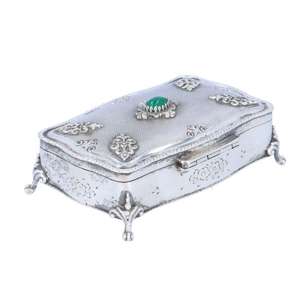 19th Century Silver Trinket Box