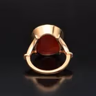 Georgian Intaglio 15ct Rose Gold ‘Strength From Above’ Ring