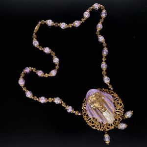 1940s Czech Fortune Teller Necklace