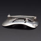 Vintage Ulrich Sterling Silver Gazelle Brooch