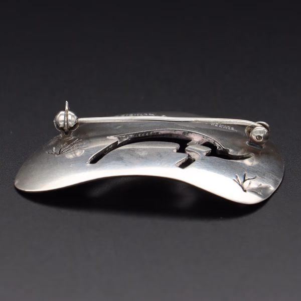Vintage Ulrich Sterling Silver Gazelle Brooch