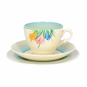Clarice Cliff Spring Crocus Trio