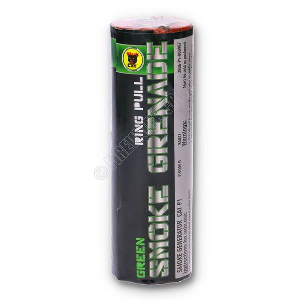 Green Smoke Grenade - By Black Cat Fireworks