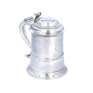 18th Century Silver Tankard