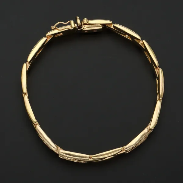 9ct Gold and Diamond Bracelet
