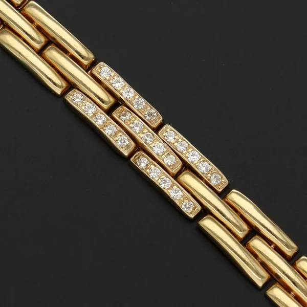 9ct Gold and Diamond Bracelet