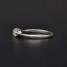 Antique Platinum Old Cut Diamond Ring