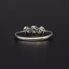 Antique Platinum Old Cut Diamond Ring