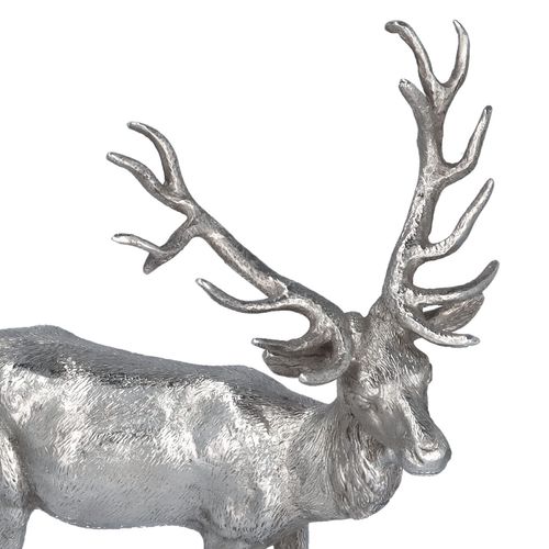 Contemporary Silver Model of a Stag image-2
