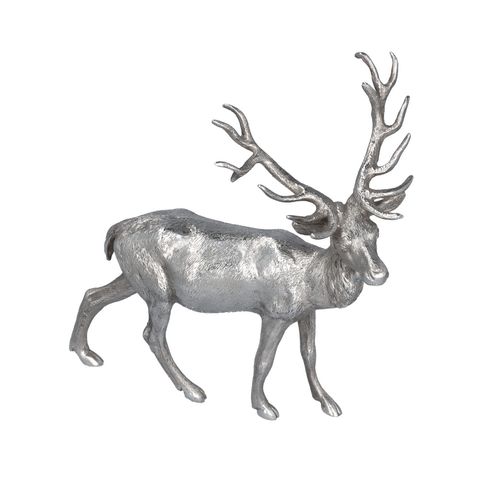 Contemporary Silver Model of a Stag image-1