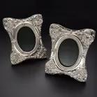 Pair of Early 20th Century Silver Photo Frames