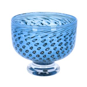 Kosta Boda Art Glass Peacock Vase