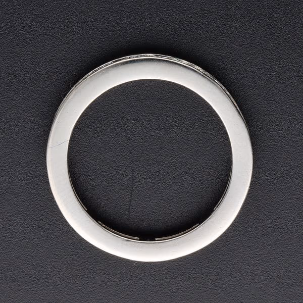 Platinum Boucheron Princess Cut Diamond Full Eternity Band