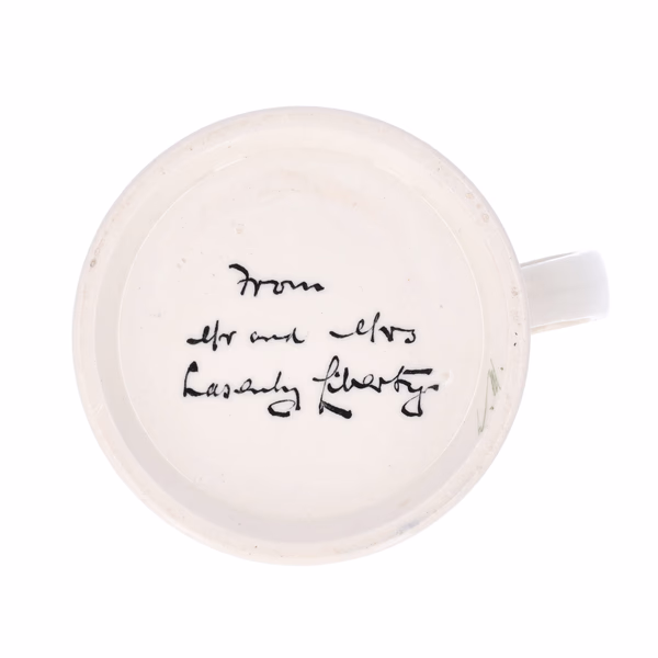 William Moorcroft Liberty Coronation Mug 1911