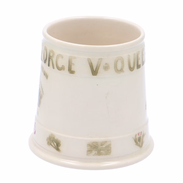 William Moorcroft Liberty Coronation Mug 1911