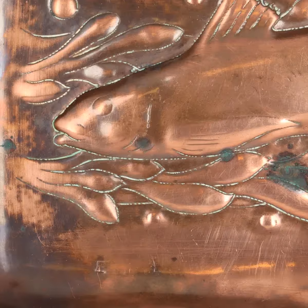 Arts and Crafts Newlyn Small Copper Fish Tray