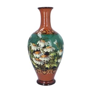 19th Century Large Doulton Impasto Vase