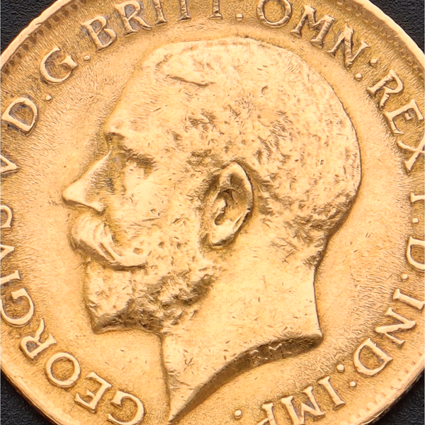 1913 George V Gold Half Sovereign