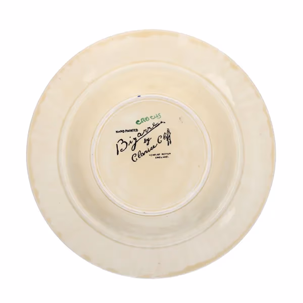 Clarice Cliff Crocus Pattern Muffin Dish