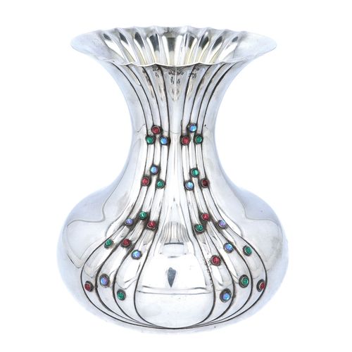 Early 20th Century Padgham and Putland Silver Vase image-1