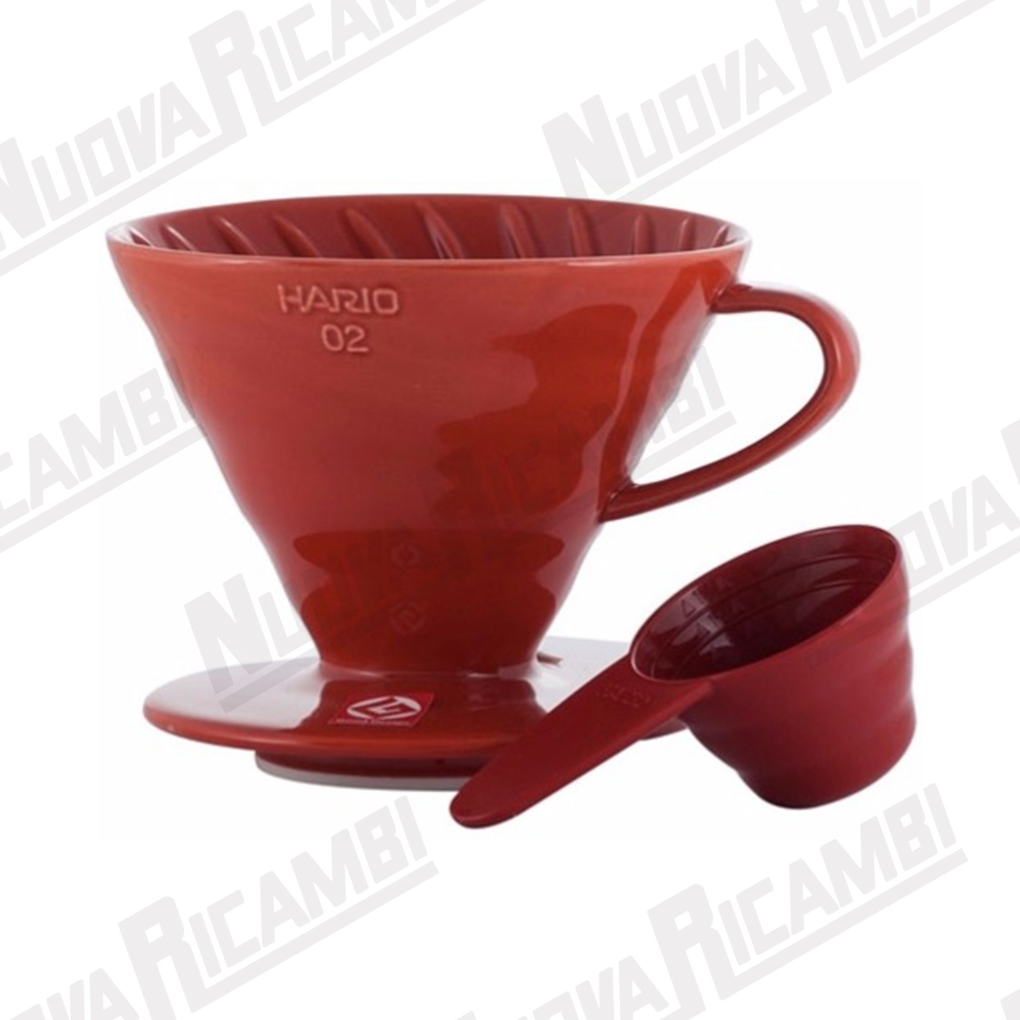 V60 Coffee Dripper Ceramic / Red