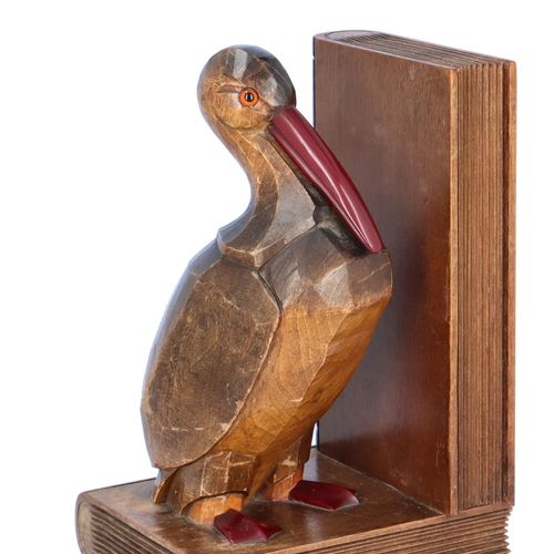 Carved Pelican Bookends image-5