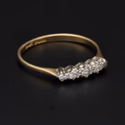 18ct Yellow Gold Five-Stone Diamond Ring