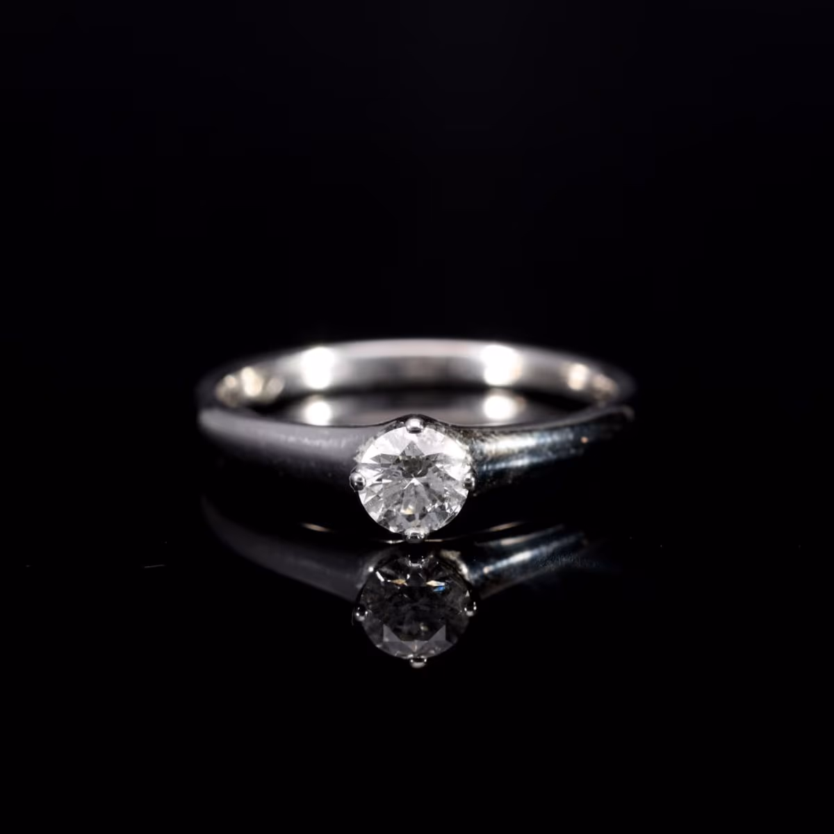 360° view of The Brilliant Cut Solitaire Diamond Radiant Ring