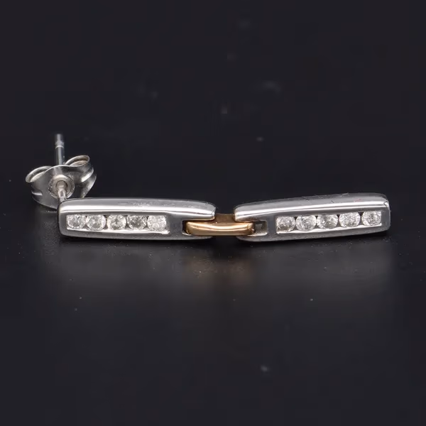 White Gold Diamond Earrings