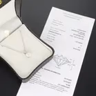 18ct Gold Lab Diamond Pendant
