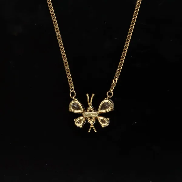 Diamond Butterfly Pendant by Kutchinsky
