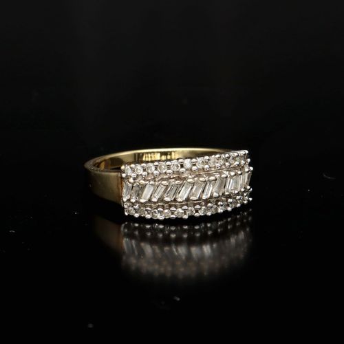Gold Vari-Cut Diamond Ring. Birmingham 2004 image-1